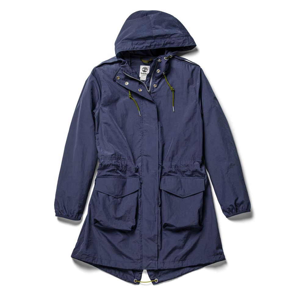 Timberland Womens Parka Lightweight Parka - Navy - India ZJ2034851